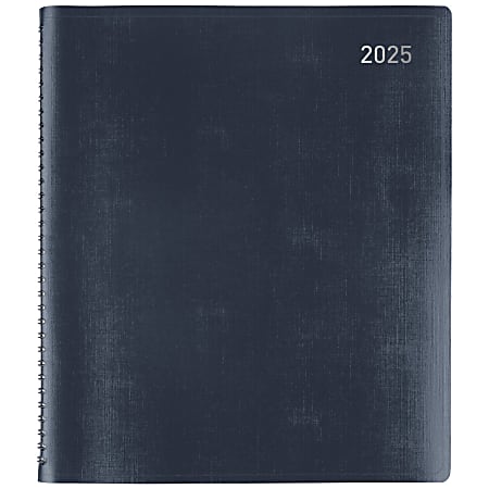 2025-2026 Office Depot 13-Month Monthly Planner, 9" x 11", Navy, January To January, OD710717