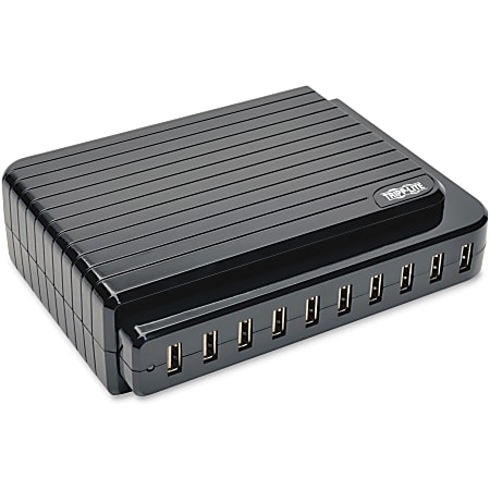 Tripp Lite 10 Port USB Charging Station Hub Tablet Smartphone iPad