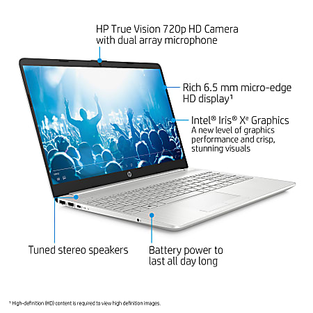 HP 15 dw3025od Laptop 15.6 Screen Intel Core i5 8GB Memory 2TB