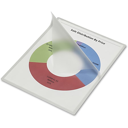 SKILCRAFT Thermal Laminating Pouches, 8.50" x 11", 5 mil Thick, Clear, Box Of 100