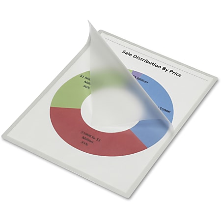 SKILCRAFT Thermal Laminating Pouches, 8.50&quot; x 11&quot;, 5