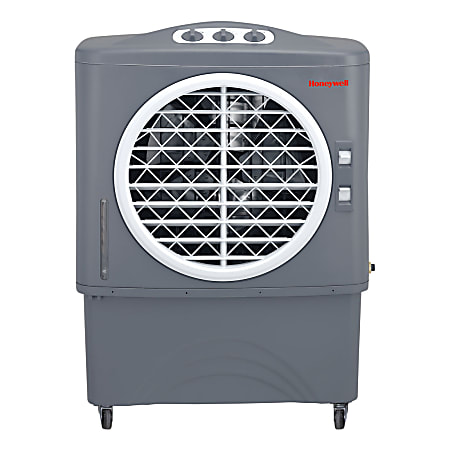 Honeywell CO48PM Portable Air Cooler - Cooler - 610 Sq. ft. Coverage - Activated Carbon Filter - White, Gray