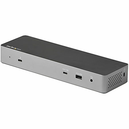 StarTech.com Thunderbolt 3 Dock w/USB-C Host Compatibility - Dual 4K 60Hz DP 1.4 or HDMI TB3/USB-C Docking Station