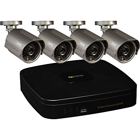 Q-see 8 Channel DVR - 960H Recording Resolution - 700TVL Cameras