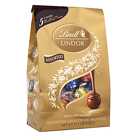 Lindt Lindor Chocolate Truffles, Assorted Flavors, 21.2 oz