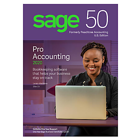 Sage 50 Pro Accounting 2020 Software, Disc