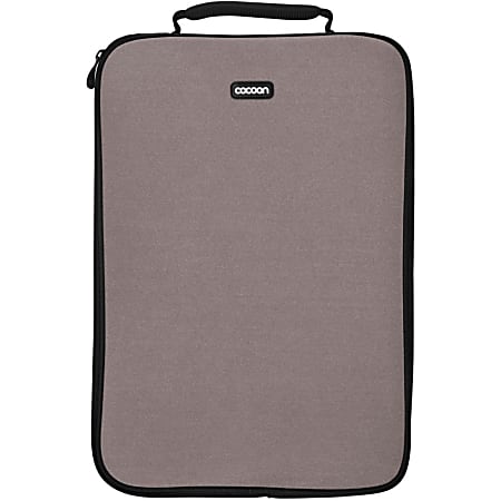 Cocoon CLS406GY Carrying Case (Sleeve) for 16" Notebook - Gunmetal Gray - Neoprene, Ballistic Nylon - 15.4" Height x 1.1" Width x 11.2" Depth - 1 Pack