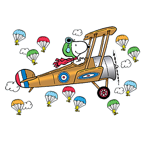 Eureka Peanuts® Giant Flying Ace Snoopy Bulletin Board