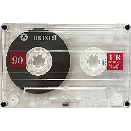 Maxell UR Type I 90 Minute Normal Bias Cassette Tapes Pack
