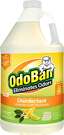 OdoBan Odor Eliminator Disinfectant Concentrate, Citrus Scent, 128 Oz Bottle