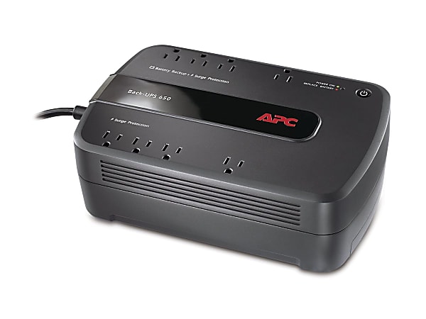 APC Back-UPS 650 - UPS - AC 120 V - 390 Watt - 650 VA - USB - output connectors: 8 - Latin America - black