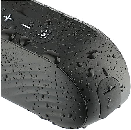 Custom Zedd Outdoor Speaker With RGB Lights Black - Office Depot