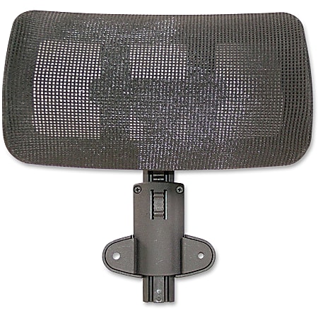Lorell® Multifunction Mesh High-Back Headrest, Black