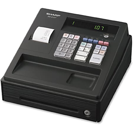 Sharp Entry Level Electronic Cash Register 80 PLUs 4 Clerks 8