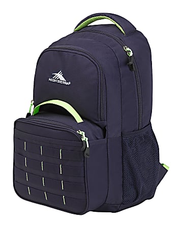 High Sierra® Joel Laptop Backpack And Lunch Kit Combo, Lime/Maritime
