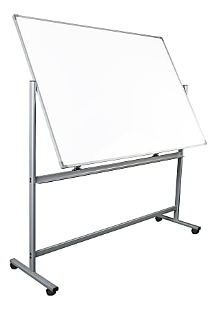 Dry Erase Board With Stand 40x28'' Whiteboard Double-Sided Magnetic Office  Home