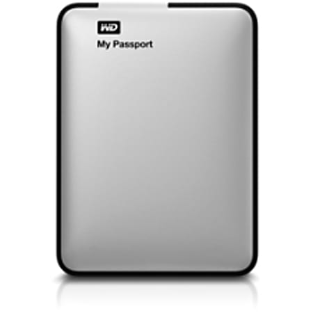 WD My Passport ® 1TB Portable External Hard Drive, USB 3.0/2.0, Silver