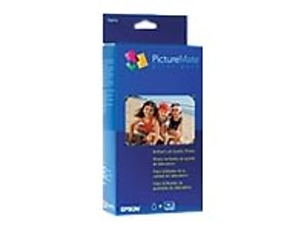 Epson® T557 PictureMate Tri-Color Ink Cartridge And 100 Sheets Of Photo Paper, T5570