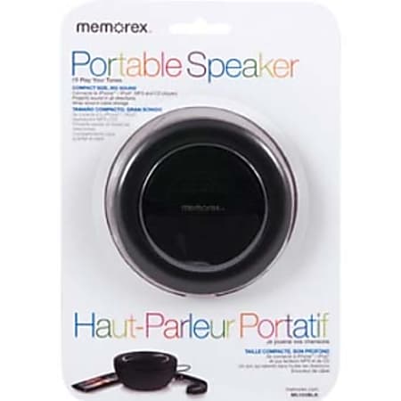 Memorex ML100 Speaker System - 1.5 W RMS - Black