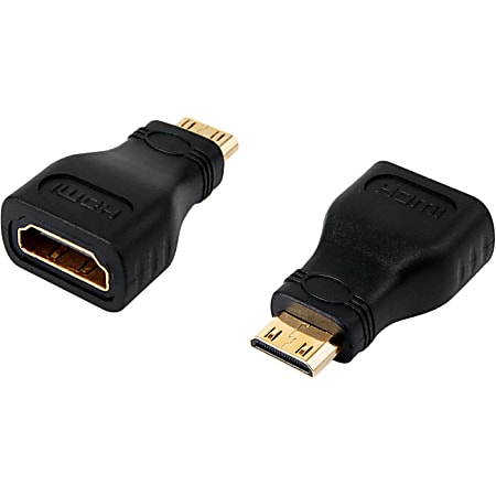 4XEM - HDMI adapter - HDMI female to 19 pin mini HDMI Type C male - black