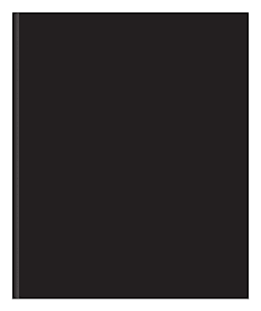 Office Depot® Brand 2-Pocket School-Grade Paper Folder with Prongs, Letter Size, Black