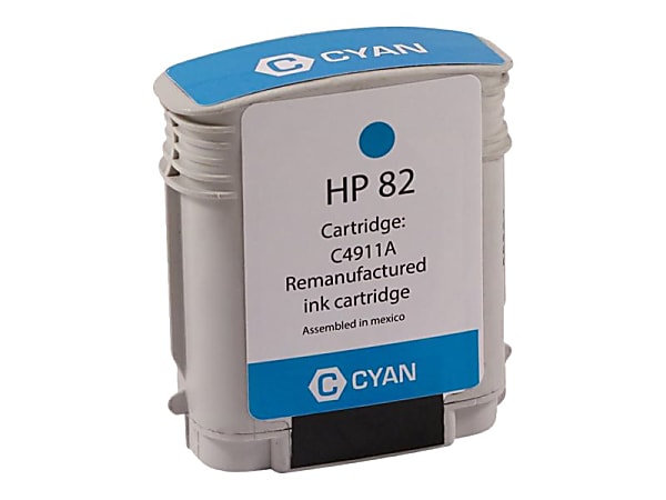 Clover Imaging Group™ Remanufactured High-Yield Cyan Ink Cartridge Replacement For HP 82, C4911A