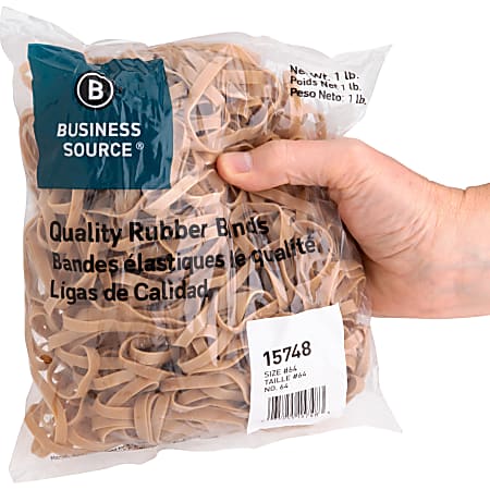 Business Source Quality Rubber Bands - Size: #64 - 3.3 Business Source Quality Rubber Bands - Size: #64 - 3.3