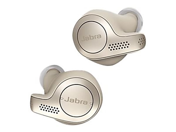 Jabra Elite 65t - True wireless earphones with mic - in-ear - Bluetooth - beige, gold