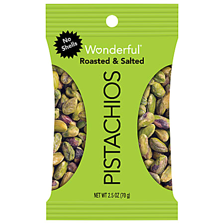 Wonderful Pistachios No Shell Pistachios, 2.5 Oz