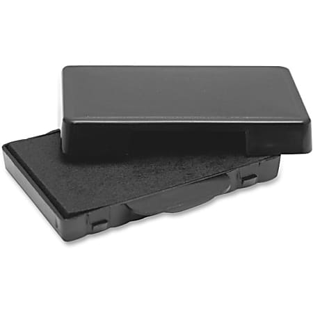 Trodat T5117 Replacement Ink Pad - 1 Each - Black Ink - Plastic