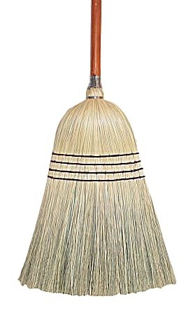 Wilen Clean Sweep Fan Maid Blend Broom, 54" x 11", Natural