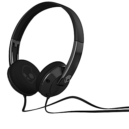 Skullcandy Uprock On-Ear Headphones With Inline Microphone, Black