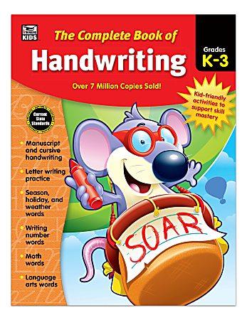 Thinking Kids Complete Book Of Handwriting Grades K 3 - Office Depot