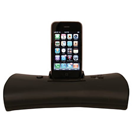 Ativa® Mobil-IT Portable 2-Speaker Docking Station, Black