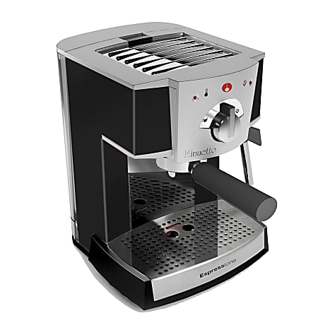 Espressione Café Minuetto Professional 2-Cup Espresso Machine, Black