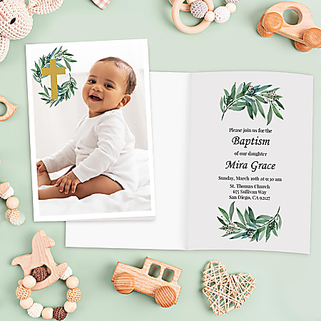 Avery Printable Greeting Cards Half Fold 5.5 x 8.5 Matte White 20 Blank ...