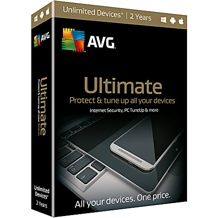 AVG® Ultimate 2016, 2 Year, Download Version