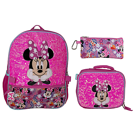 Accessory Innovations 5 Piece Backpack Set Disneys Minnie Mouse Office Depot