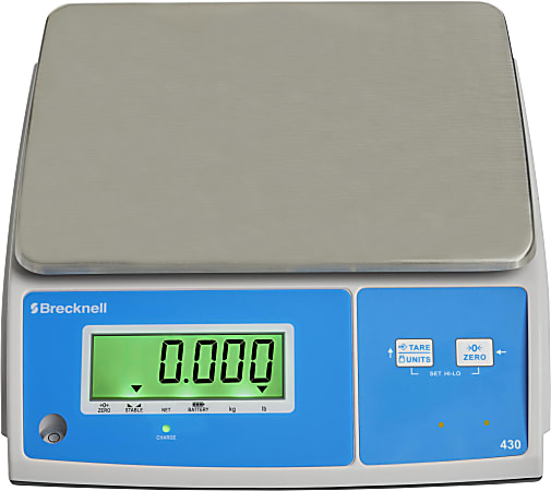 Brecknell® 430 30-Lb Portion Control Digital Scale, White