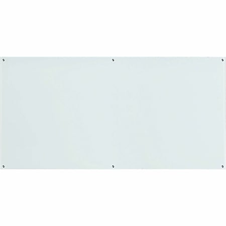 Lorell® Premium Glass Unframed Dry-Erase Whiteboard, 48" x 96", White