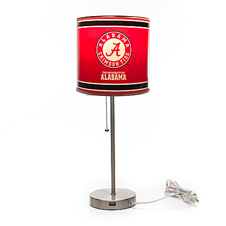 Imperial NCAA Table Lamp, 19"H, University Of Alabama