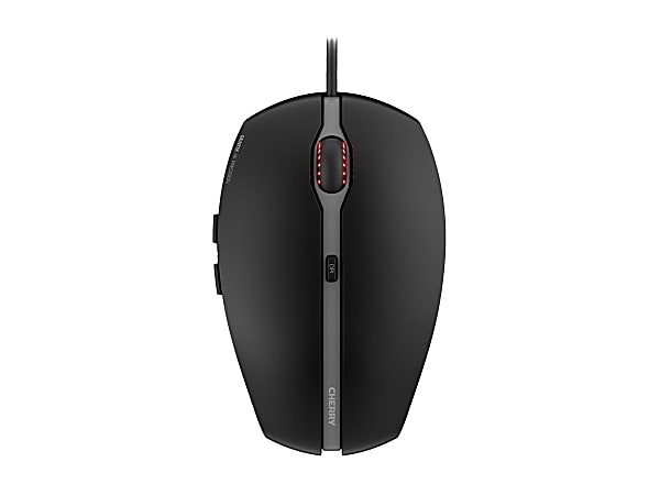 CHERRY GENTIX 4K - Mouse - right and left-handed - optical - 6 buttons - wired - USB - black