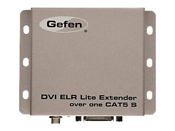 Gefen DVI ELR-Lite Extender over one CAT5, Sender and Receiver Units - Video extender - over CAT 5 - up to 230 ft
