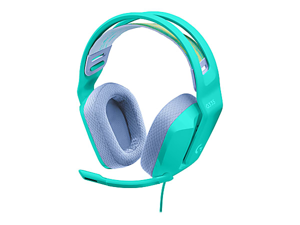 Logitech G G335 Wired Gaming Headset - Headset - full size - wired - 3.5 mm jack - mint - Discord Certified