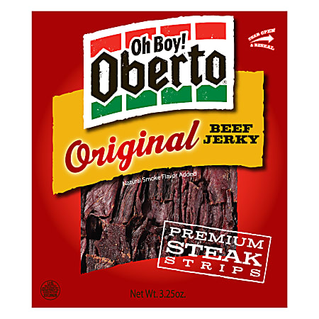 Oberto Original Jerky, 3.25 Oz Bag