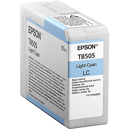 Epson UltraChrome HD T850 Original Inkjet Ink Cartridge - Light Cyan Pack - Inkjet