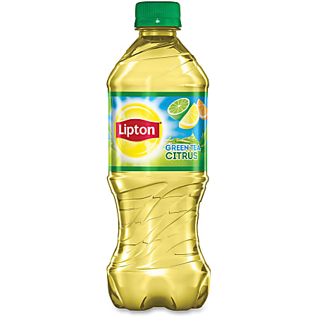 Lipton® Citrus Green Tea, 20 Oz, Carton Of 24