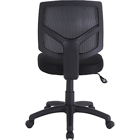 Lorell Mesh Back Task Chair - Fabric Seat - Mesh Back - 5-star Base - Black - 1 Each Lorell Mesh Back Task Chair - Fabric Seat - Mesh Back - 5-star Base - Black - 1 Each