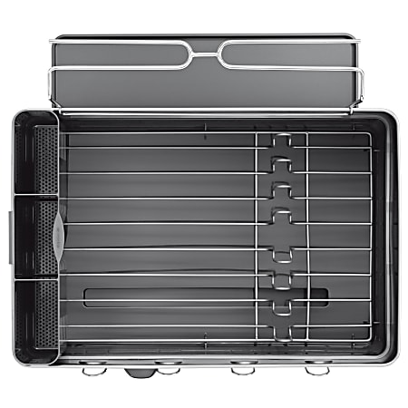 simplehuman Steel Frame Dish Rack Grey ODP Business Solutions