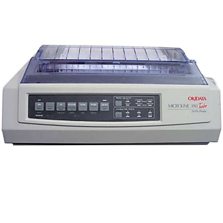 OKI® Microline® 390 Turbo Monochrome (Black And White) Dot Matrix Printer